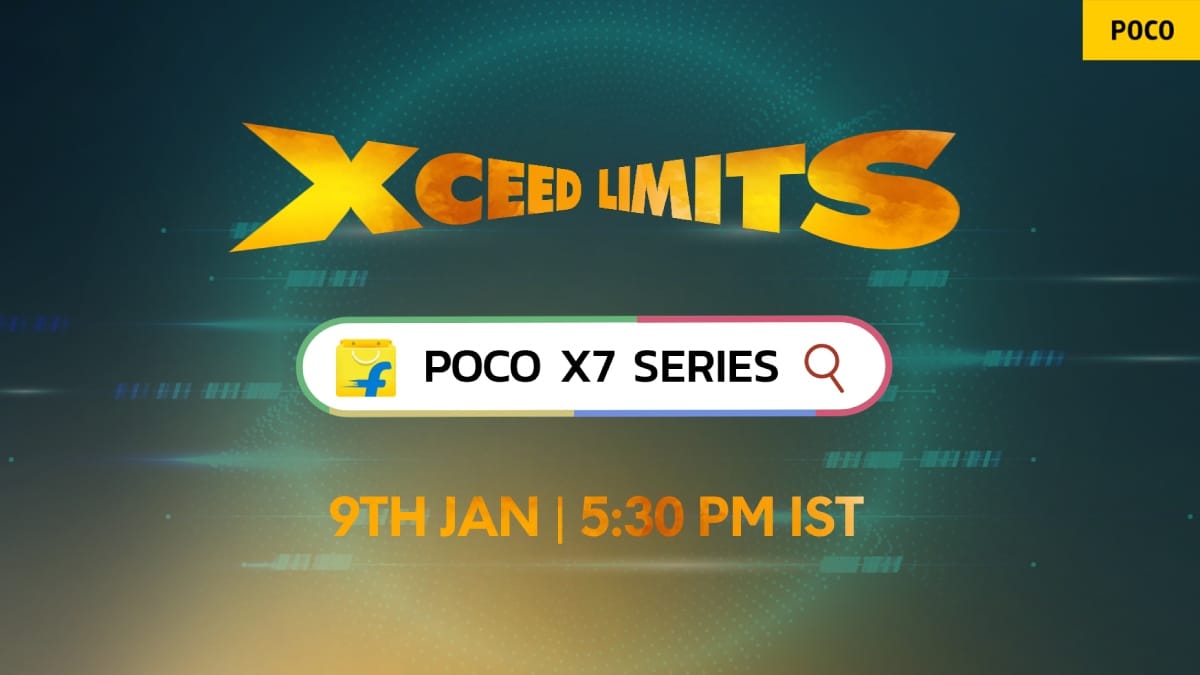 La fecha de lanzamiento de la serie Poco X7 en India está fijada para el 9 de enero; Disponibilidad de Flipkart confirmada