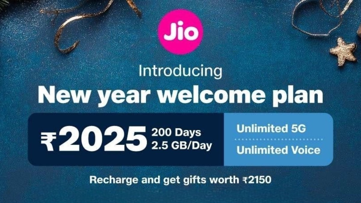 Reliance Jio lanza el plan de bienvenida de año nuevo de 2025 rupias 2025: consulte beneficios y validez