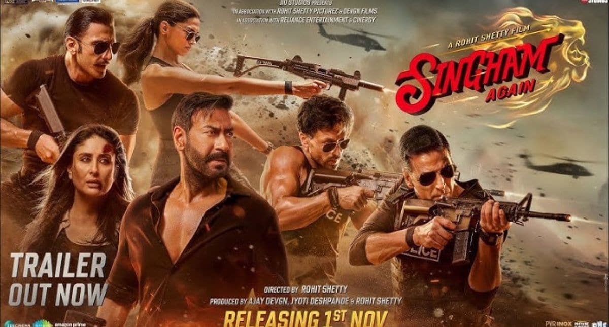 Singham Again ahora se transmite en Amazon Prime Video