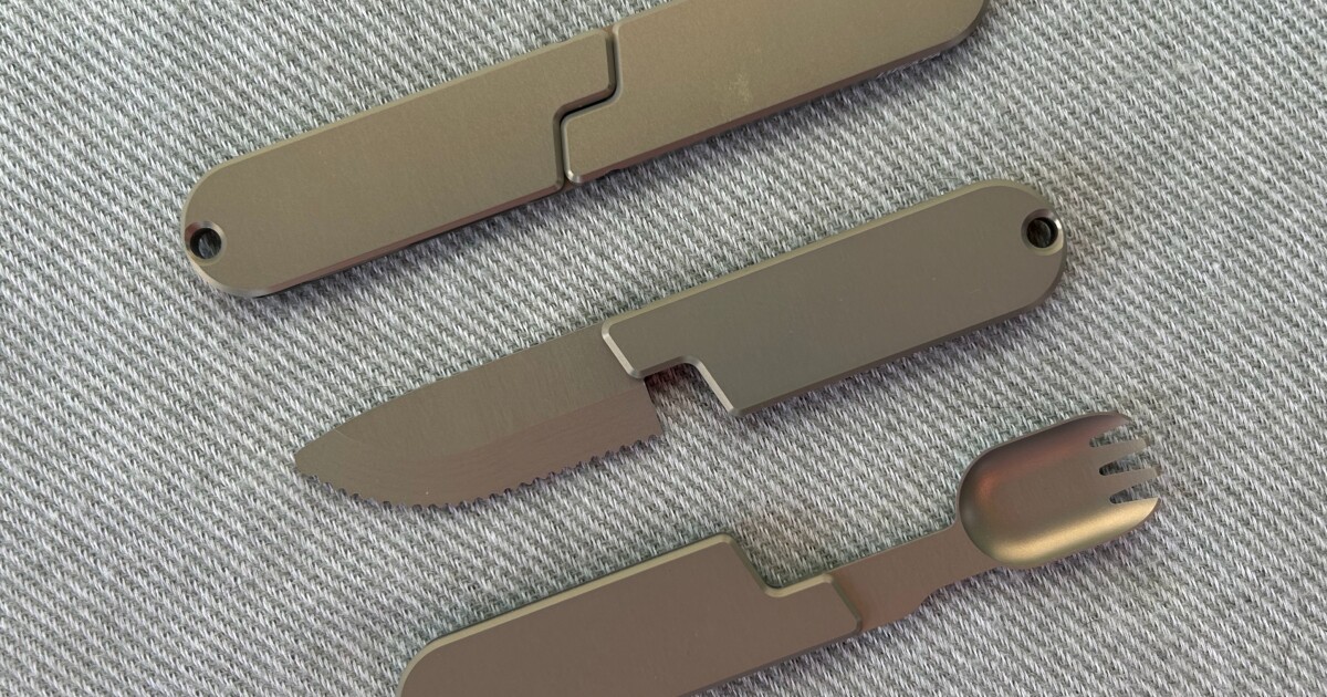 Los utensilios nido utilizan imanes para fusionarse en una unidad de aluminio