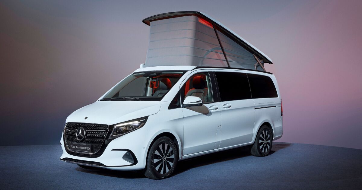 La nueva caravana de Mercedes lleva la vida de las furgonetas hacia un horizonte elegante y elegante