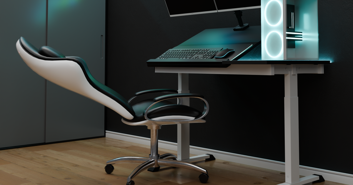 Ergo Desk 3 en 1 se reclina para aliviar el dolor de espalda