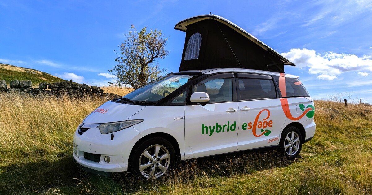 La minivan camper con motor Toyota Prius logra una alta eficiencia a bajo precio