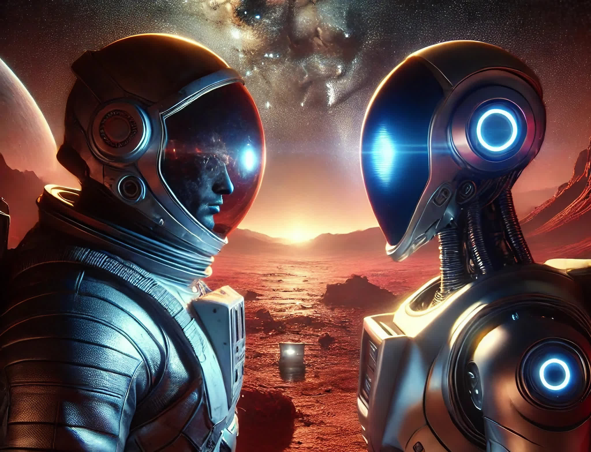 Los científicos se preguntan si los robots podrán superar a los astronautas humanos en la exploración espacial