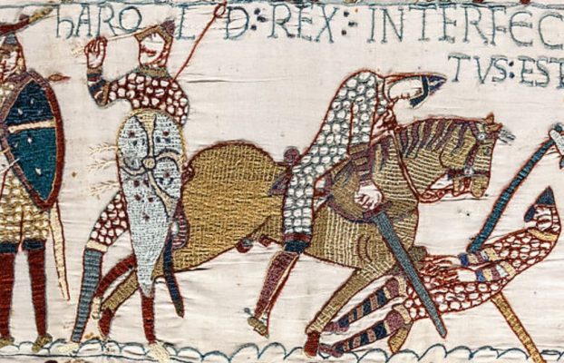 Bayeux Tapestry de 1,000 años de antigüedad representa la victoria de William the Conqueror