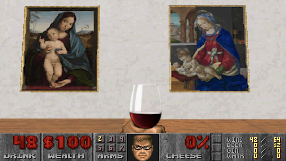 Los modders convierten a Doom en una galería de arte clásica