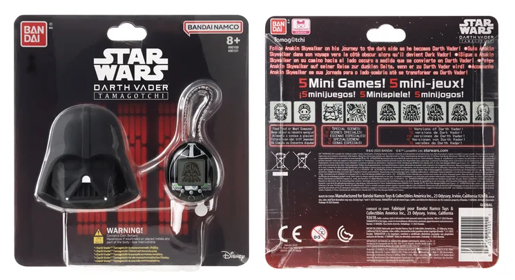 Ahora puedes criar Anakin Skywalker con este Darth Vader Tamagotchi