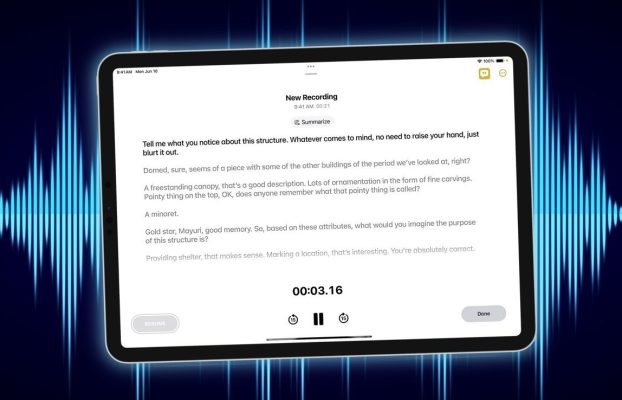 Cómo grabar audio en iOS 18, cómo crear transcripciones