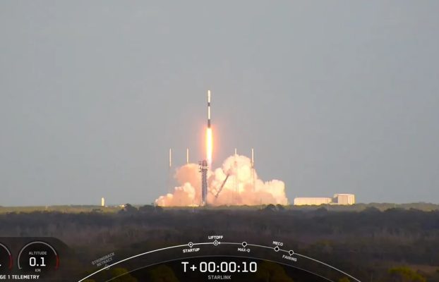 SpaceX lanza 24 satélites Starlink para ampliar la cobertura global de Internet