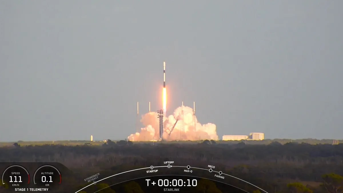 SpaceX lanza 24 satélites Starlink para ampliar la cobertura global de Internet