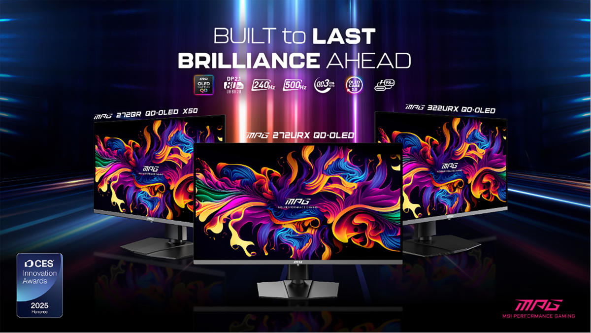 MSI también tiene un monitor de juegos 4K QD-OLED de 27 pulgadas en CES 2025