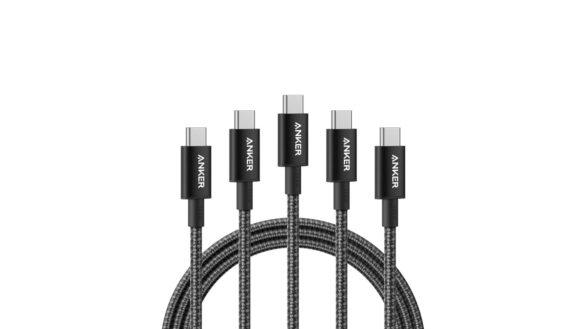 Consiga tres cables Anker USB-C de 100 W por $ 13