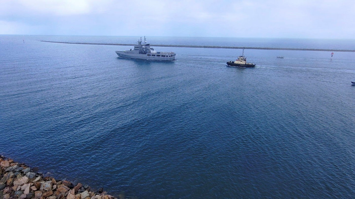 El DoD australiano acepta la primera patrulla en alta mar de Arafura