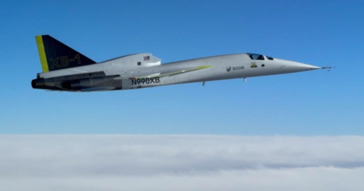 Boom Supersonic rompe la barrera del sonido por primera vez