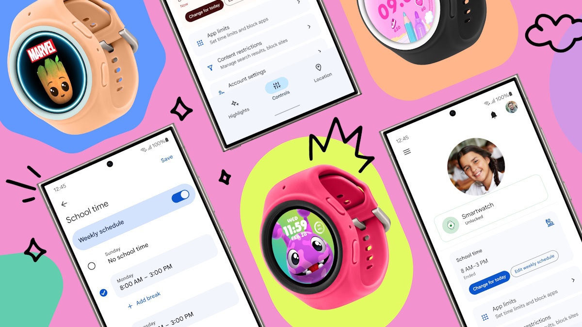 Samsung y Google lanzan una versión para niños de Wear OS