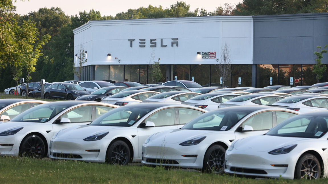 Las ventas de Tesla cayeron por primera vez en más de una década