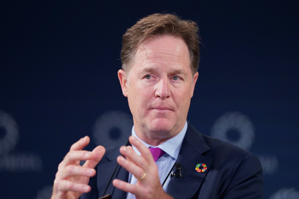 El jefe de políticas de Meta, Nick Clegg, dimite