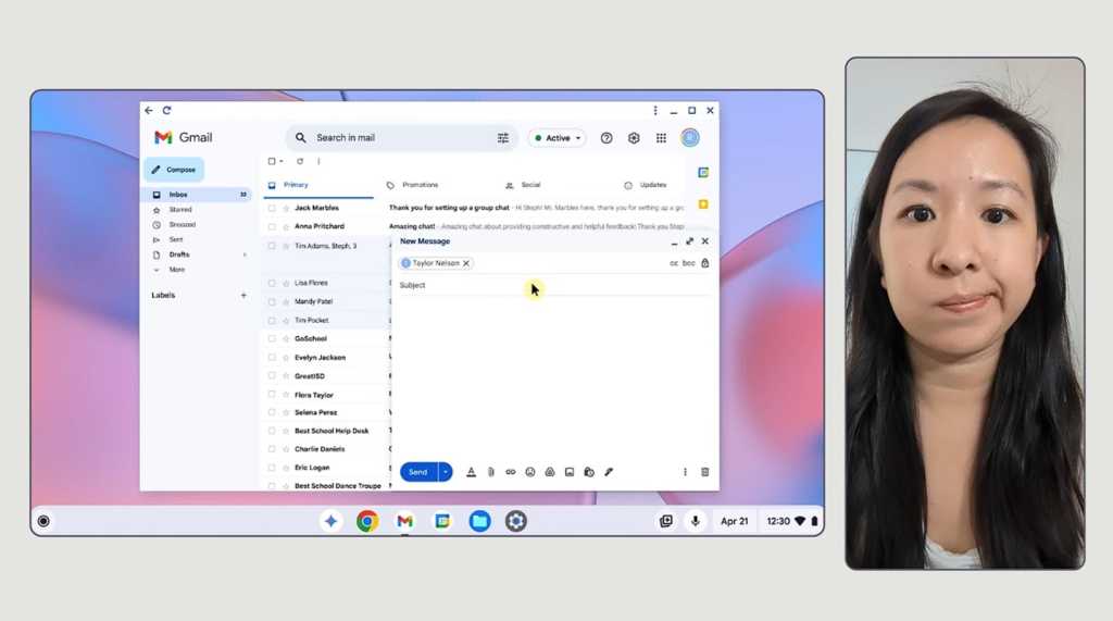 Ahora puedes controlar los Chromebook usando inclinaciones de cabeza y gestos faciales