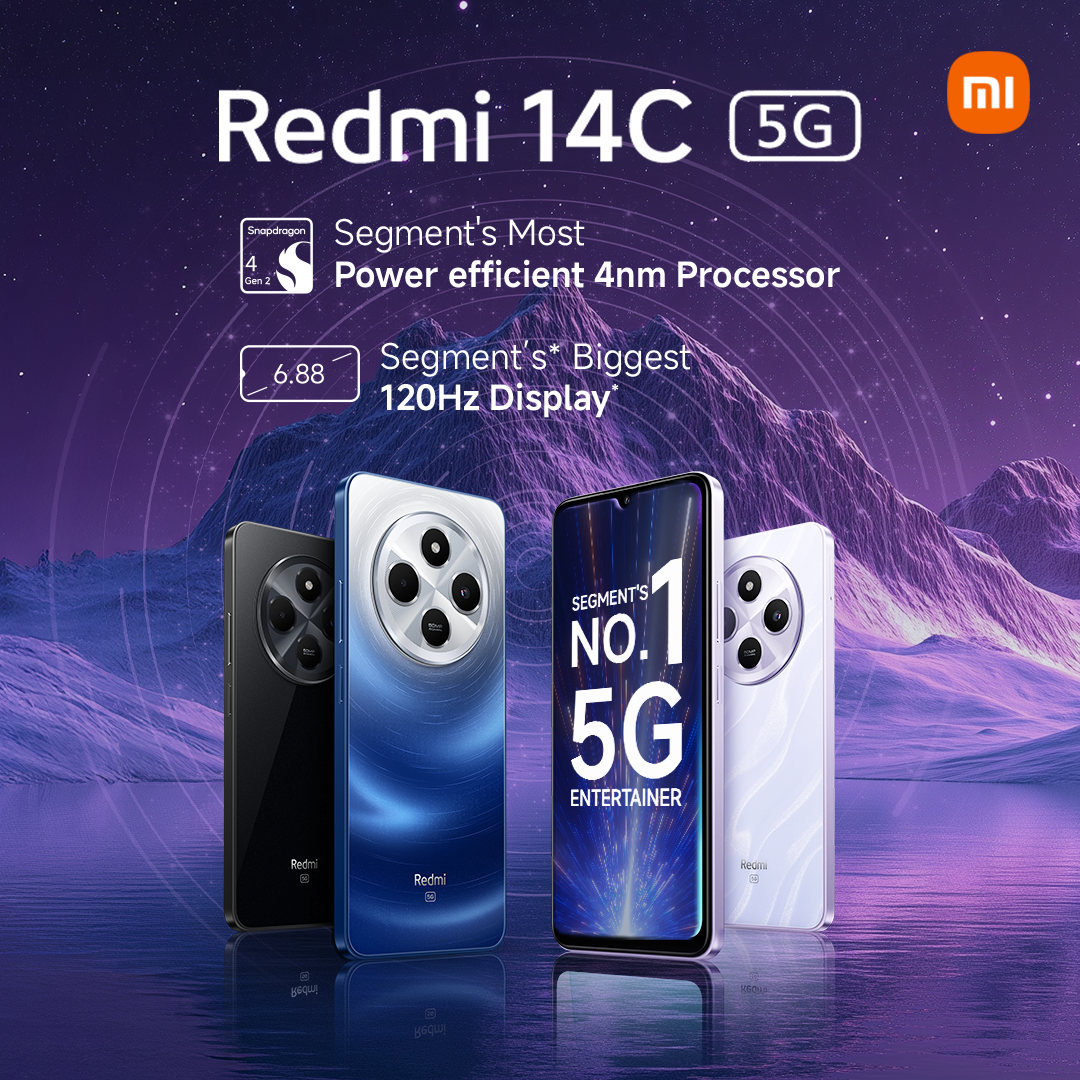 El teléfono inteligente del pueblo: Redmi 14C 5G eleva el estilo y el entretenimiento del presupuesto