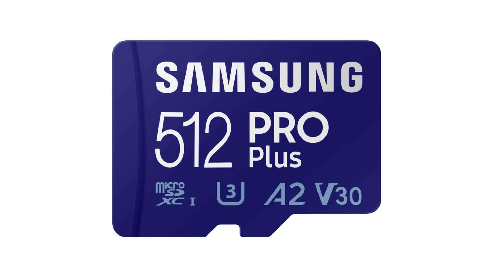 Ahorre 43% en almacenamiento con esta tarjeta Samsung de 512 GB