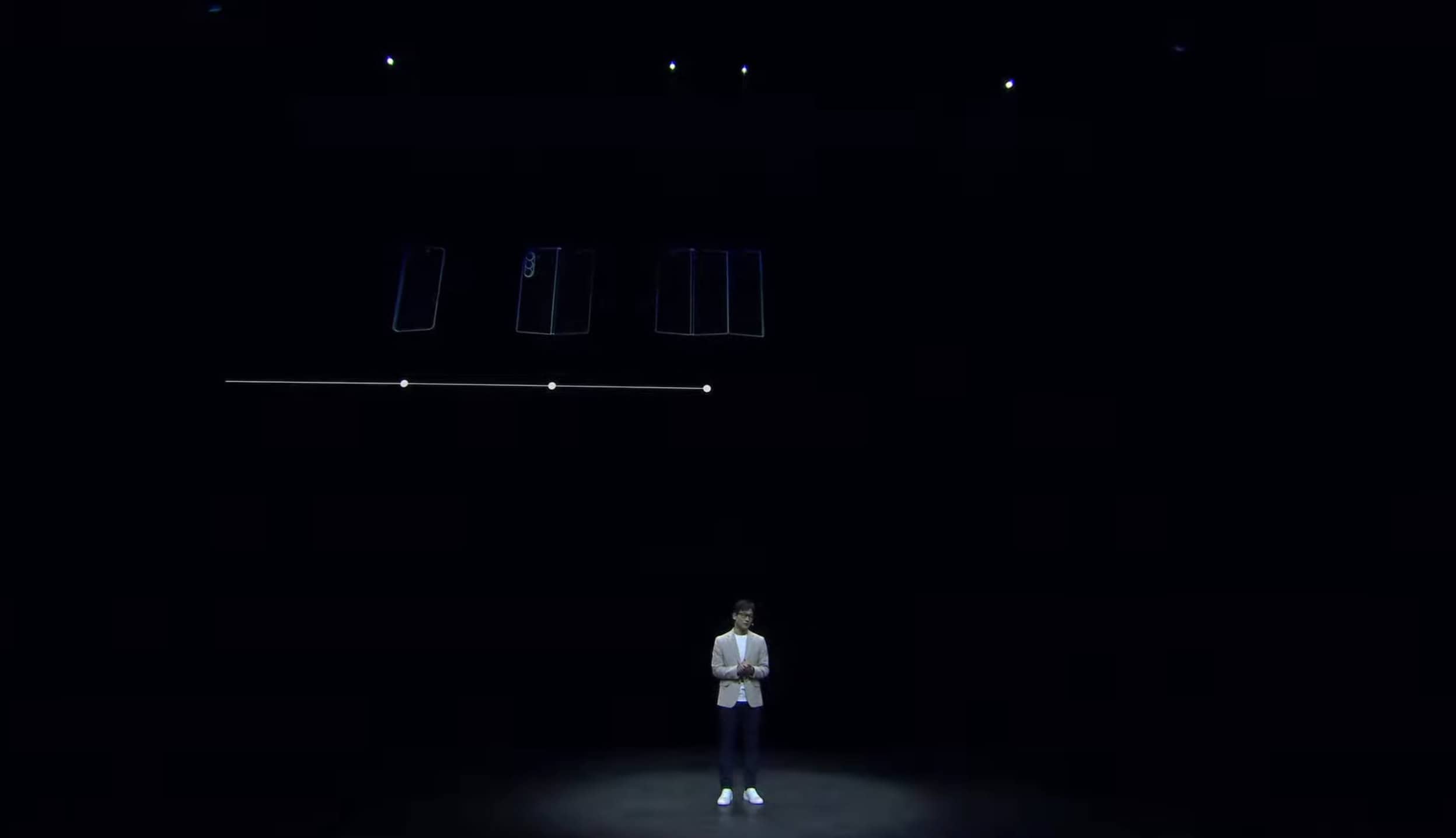 Galaxy Unpacked incluyó un adelanto del teléfono triple de Samsung
