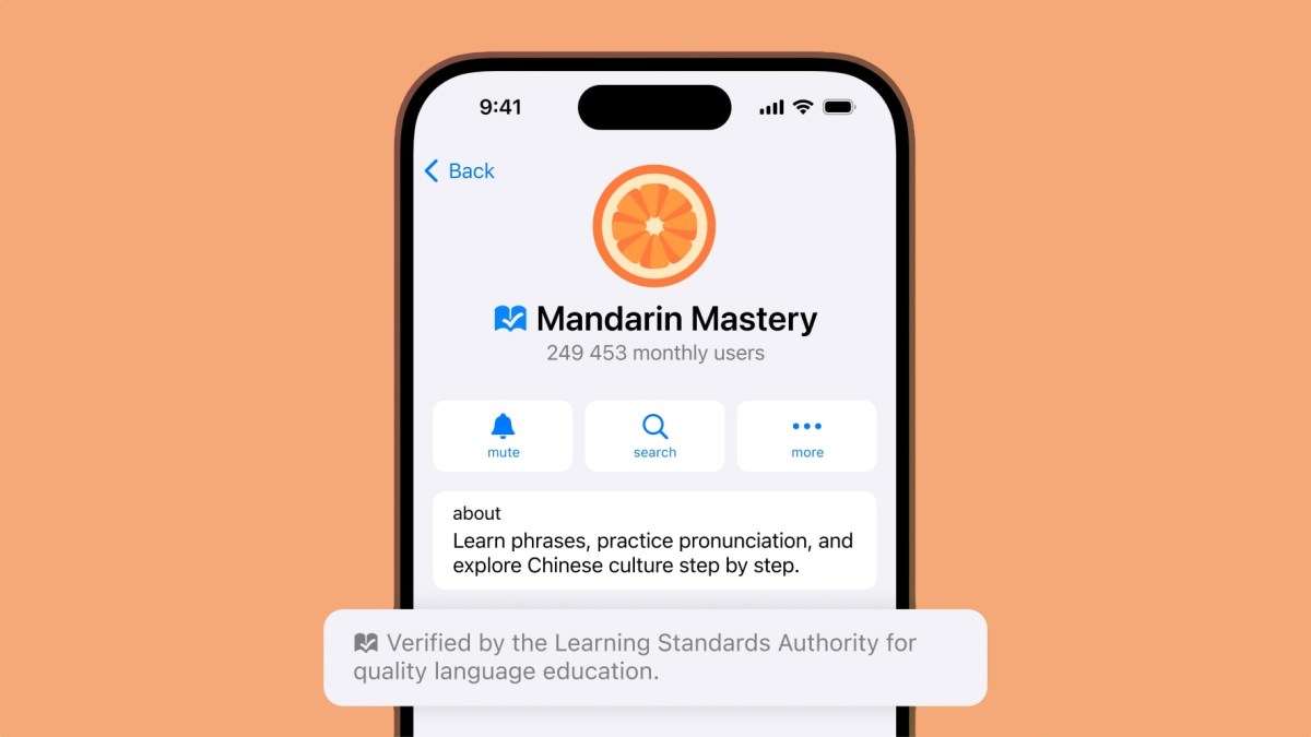 Telegram implementa filtros y verificación de cuentas de terceros