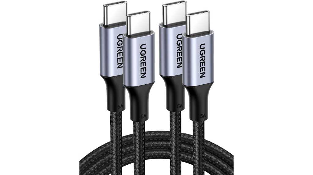 Marque este paquete de 2 de Cables USB-C de 100W por solo $ 8 en este momento
