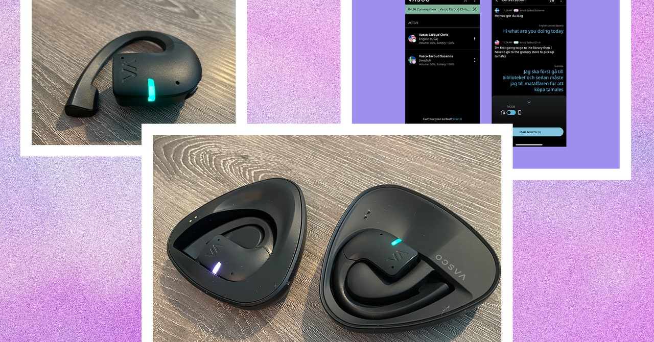 Vasco Translator E1: auriculares de traducción en tiempo real