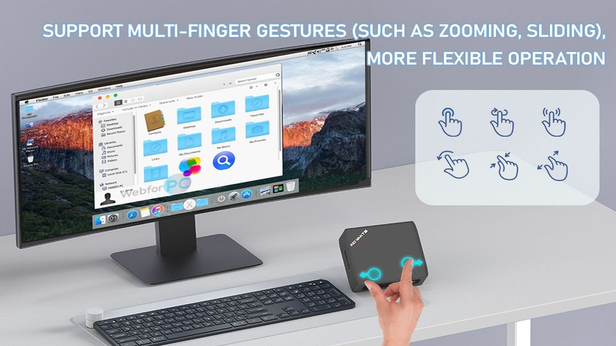 Esta extraña mini PC tiene un gran panel táctil incorporado, y podría ser tuyo por poco más de $ 100