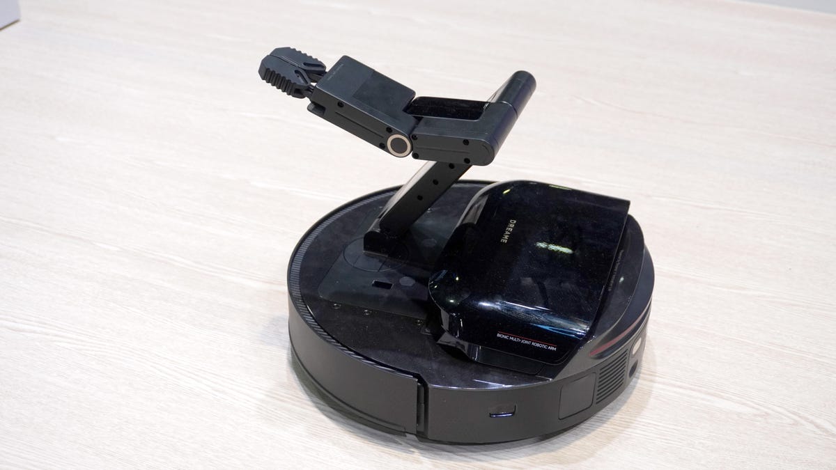 Al igual que Roborock, Dreame también está trabajando en un brazo mecánico para sus robots aspiradores.