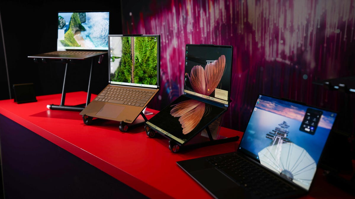 Vi todas las nuevas computadoras portátiles Lenovo anunciadas en CES, incluido su ThinkBook «enrollable» a la venta