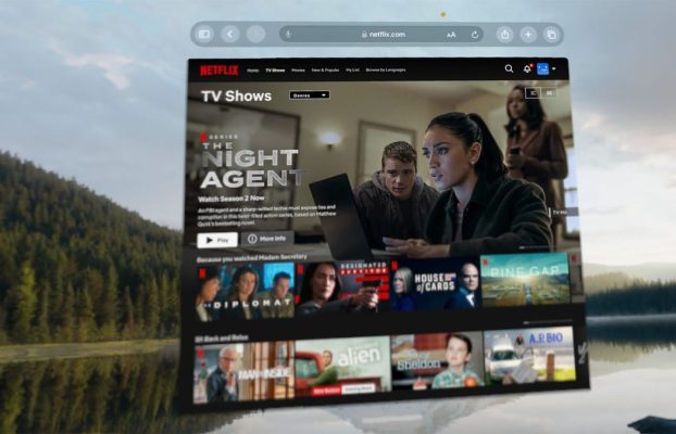 Intenté Netflix en Vision Pro nuevamente, y ahora es increíble, esto es lo que cambió