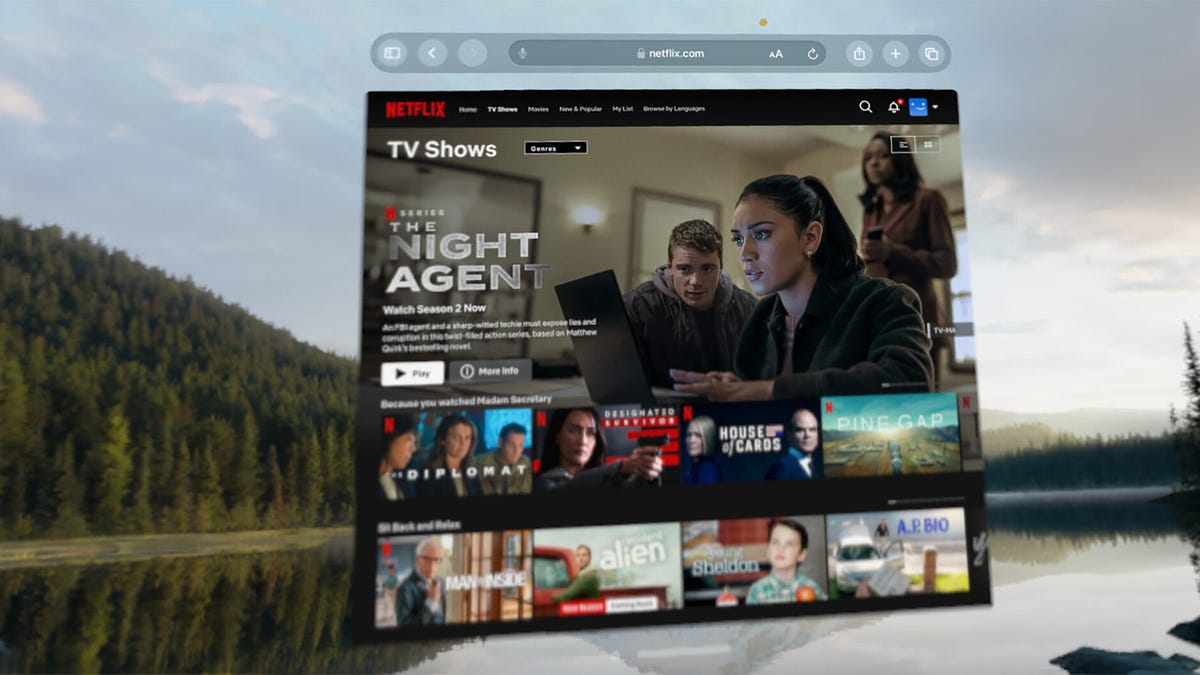 Intenté Netflix en Vision Pro nuevamente, y ahora es increíble, esto es lo que cambió