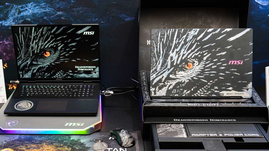 La nueva computadora portátil Titan 18 HX de MSI ama los dragones, los dragones y los dragones