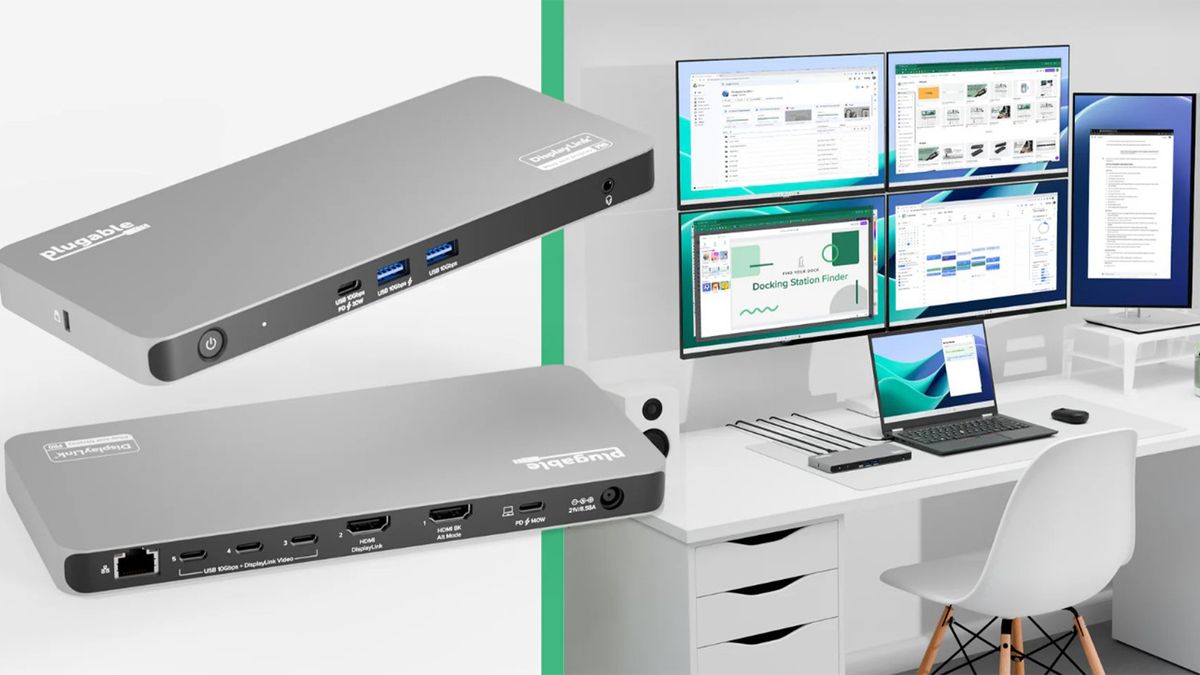 Esta estación de acoplamiento puede manejar hasta 100 millones de píxeles en tres monitores de 8K, e incluso las Mac M4 pueden beneficiarse de ella.