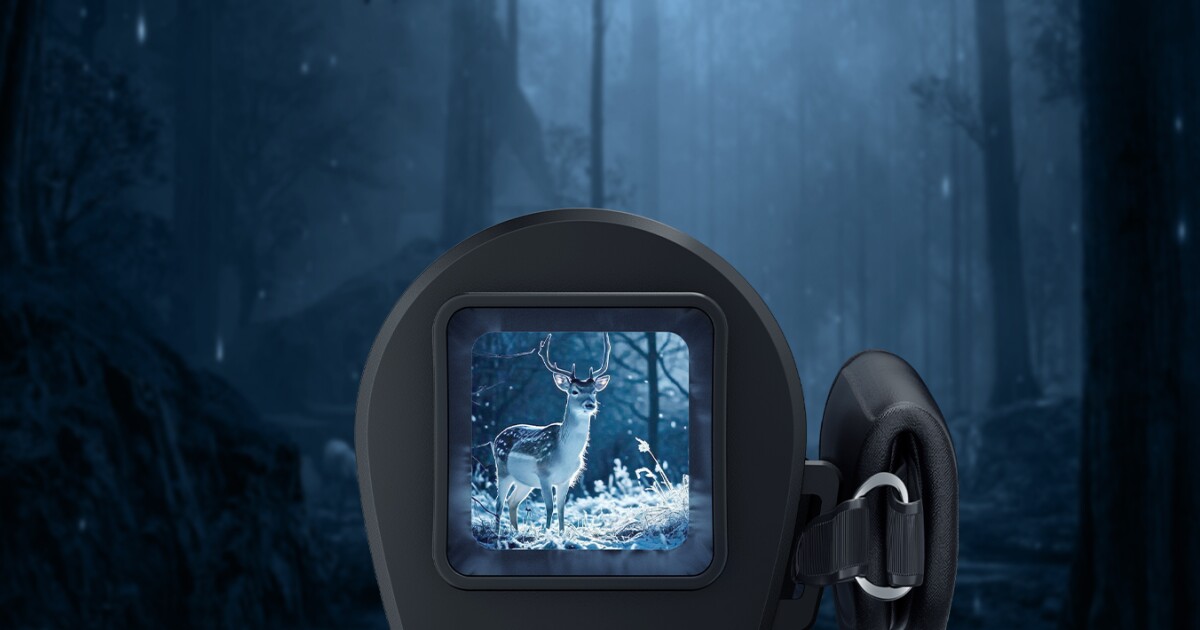 El monocular de visión nocturna 4K enfoca la oscuridad a todo color
