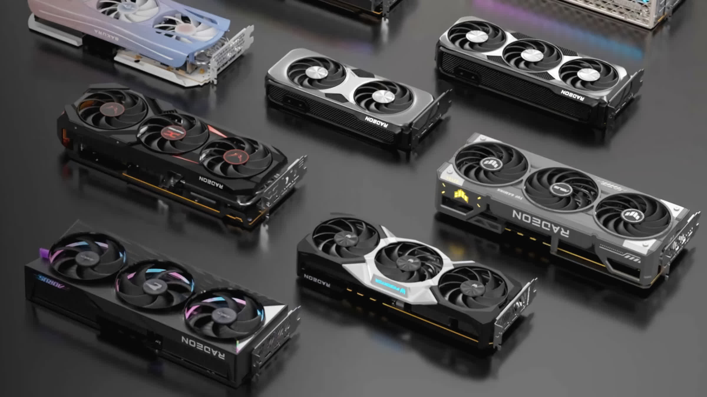 AMD Radeon 9060 XX Detalles de la superficie: Variantes de 8GB y 16 GB, recomendación de PSU de 500W