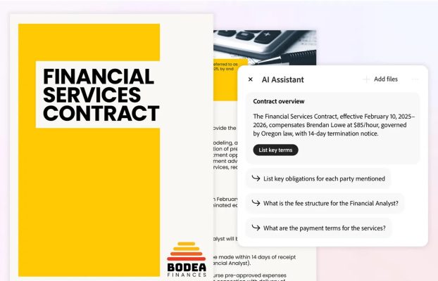 Adobe ahora ayuda a los usuarios a comprender la jerga del contrato con herramientas Acrobat con alimentación de IA