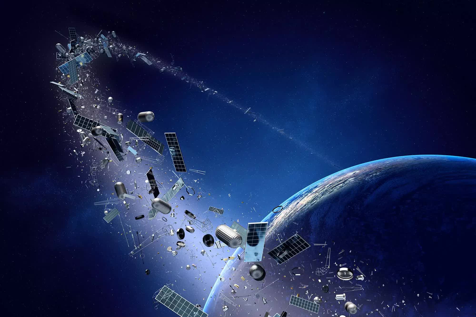Los científicos sonan de alarma sobre las crecientes probabilidades de aviones de golpe de basura espacial