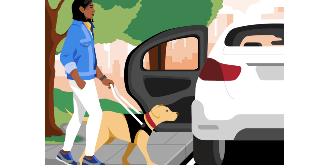 Uber quiere facilitar los paseos para las personas con animales de servicio.