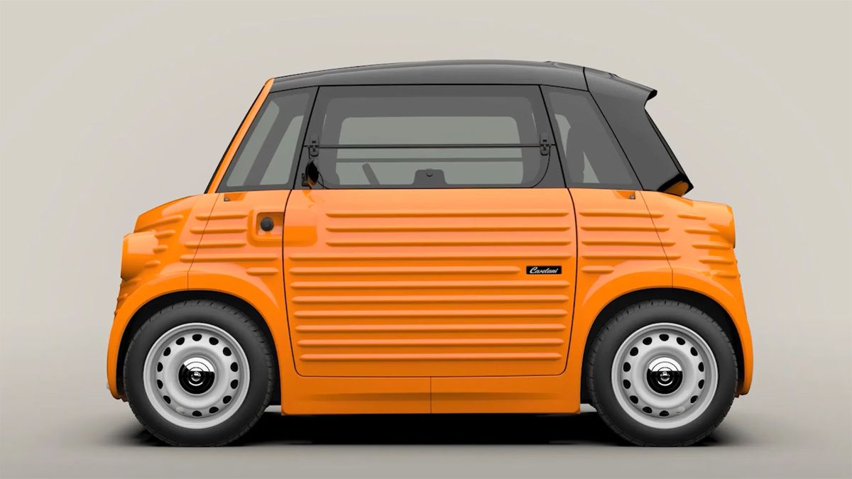 ¿Mi nueva cosa favorita en los vehículos eléctricos? Este Citroen ami que se ha hecho parecer una H-Van de los años cincuenta