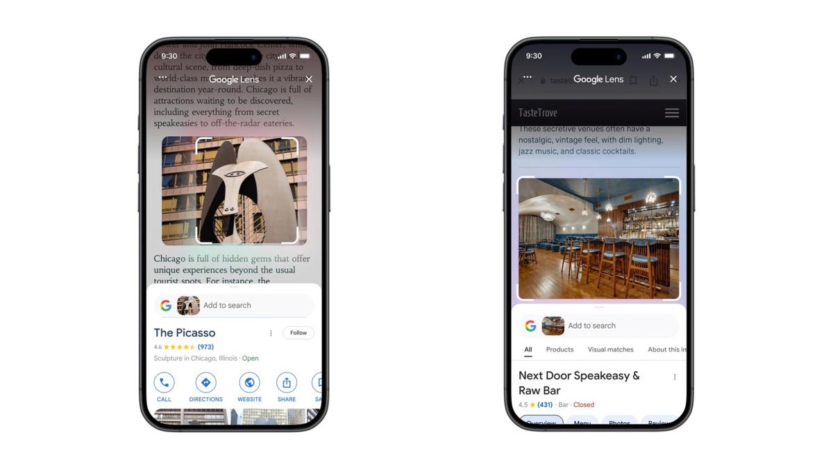Google Lens para iPhone ahora le permite dibujar para hacer búsquedas visuales