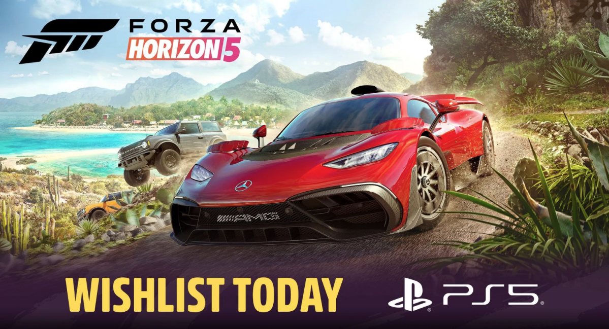 Forza Horizon 5 cuida a PS5 el 29 de abril