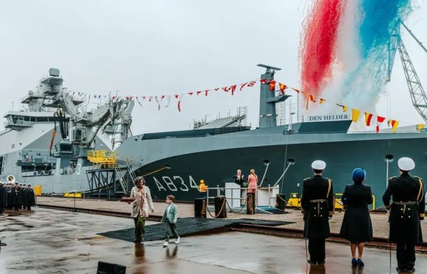 Royal Países Bajos Navy Christens New CSS ‘The Heller’