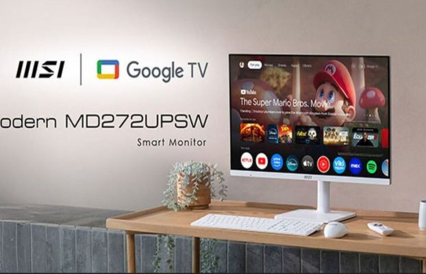 Más proveedores que empujan la narrativa del monitor inteligente y MSI acaba de lanzar una nueva pantalla de trabajo que tiene Google TV y un control remoto