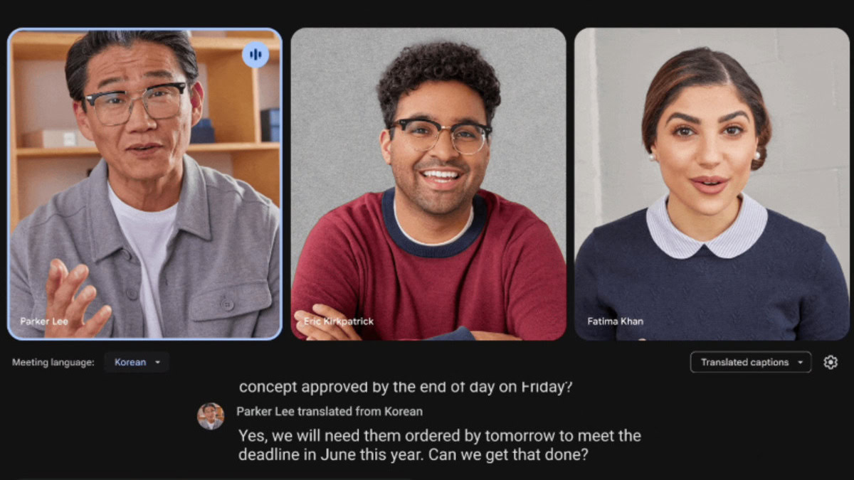 Los subtítulos desplazables de Google Meet le permiten ponerse al día después de la zonificación en llamadas