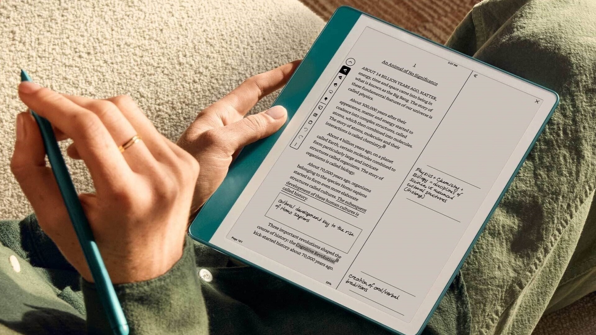 Kindle Scribe acaba de tomar notas en tu libro favorito aún mejor