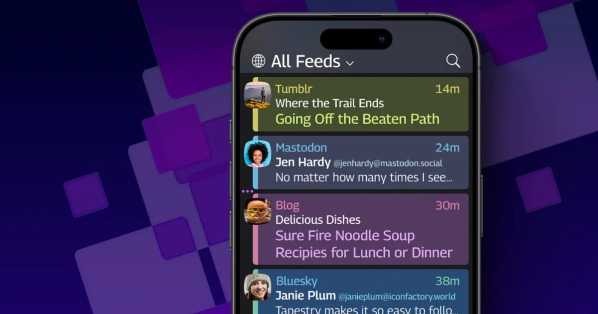 Tapestry: el nuevo feed que reúne todas tus redes sociales y contenido