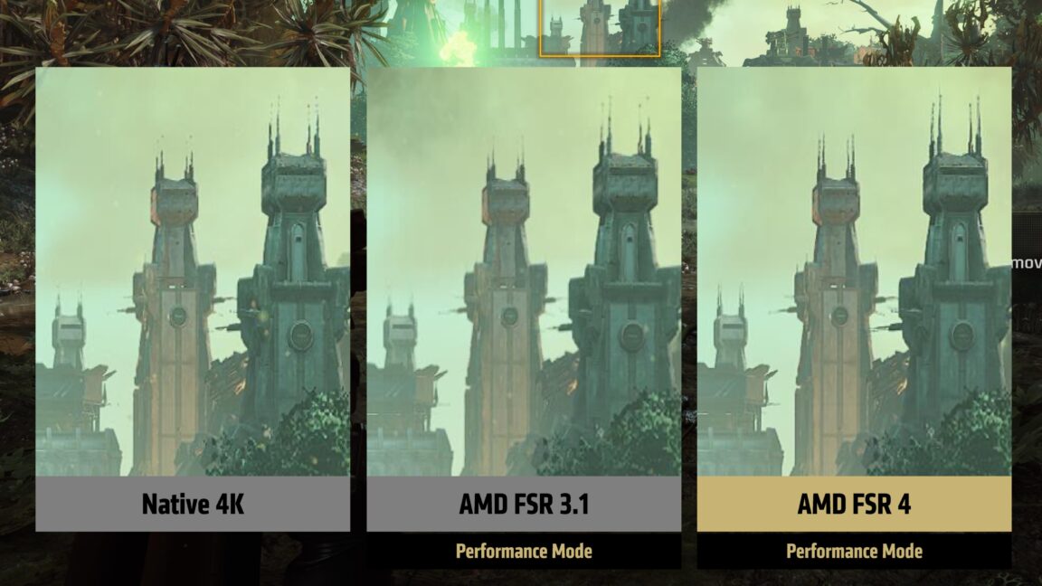 La compensación FSR 4 de AMD es exclusiva de las GPU de la serie 90, no funcionará en otras tarjetas
