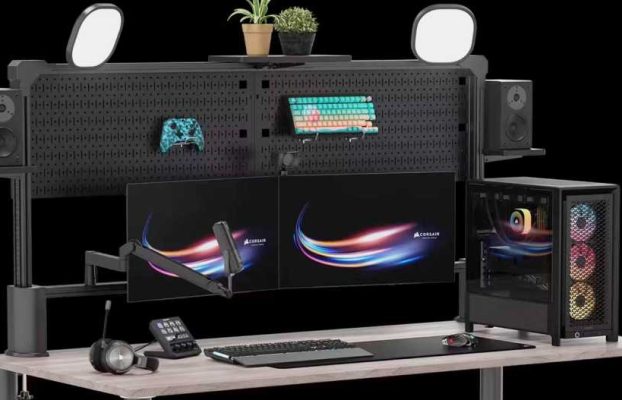 El nuevo estante Pegboard de Corsair agrega taller elegante a su escritorio